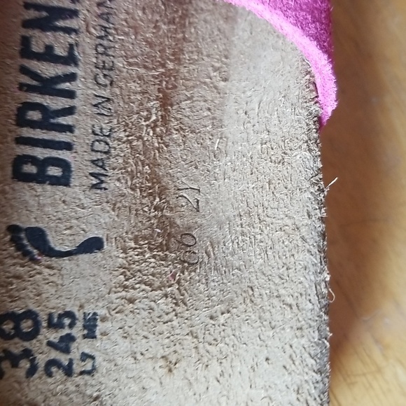 Birkenstock Oita Slide Sandal in Fuchsia - Picture 7 of 12